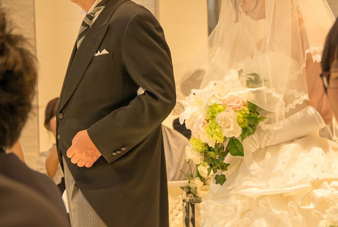 モーニングスーツコート　結婚式燕尾服　父親タキシードセットアップ