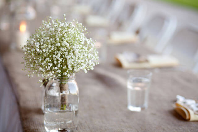 結婚式で使う花かすみ草