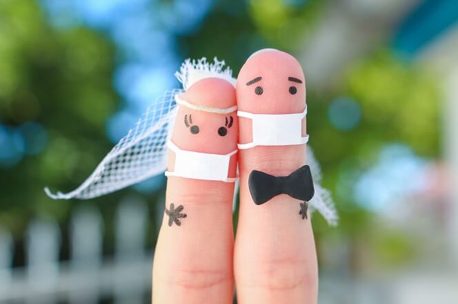 新郎新婦の結婚式当日の新郎新婦のマスク着用はどうする？感染防止対策の確認