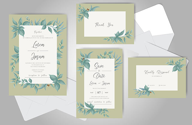 結婚式のセーブザデート(Save The Date)