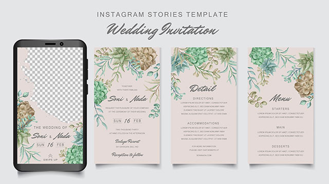 結婚式のセーブザデート(Save The Date)