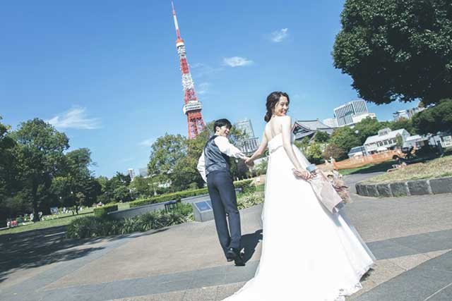 東京都のフォトウェディング