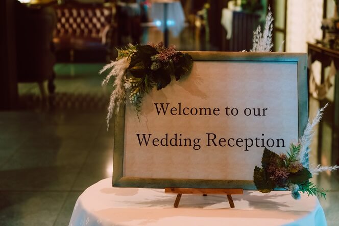 結婚式の受付、芳名帳、席札、ウェルカムボードで使える英語やフレーズ
